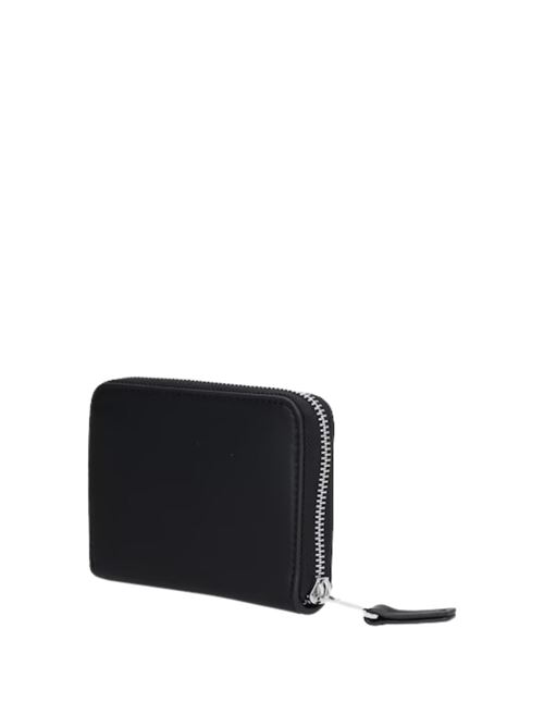 Portafoglio medio in eco pelle nero Tommy Jeans | AW0AW18031BDS